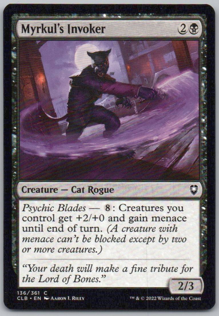 Myrkul's Invoker 136 Normal Creature Card - Commander Legends: Battle for Baldur's Gate