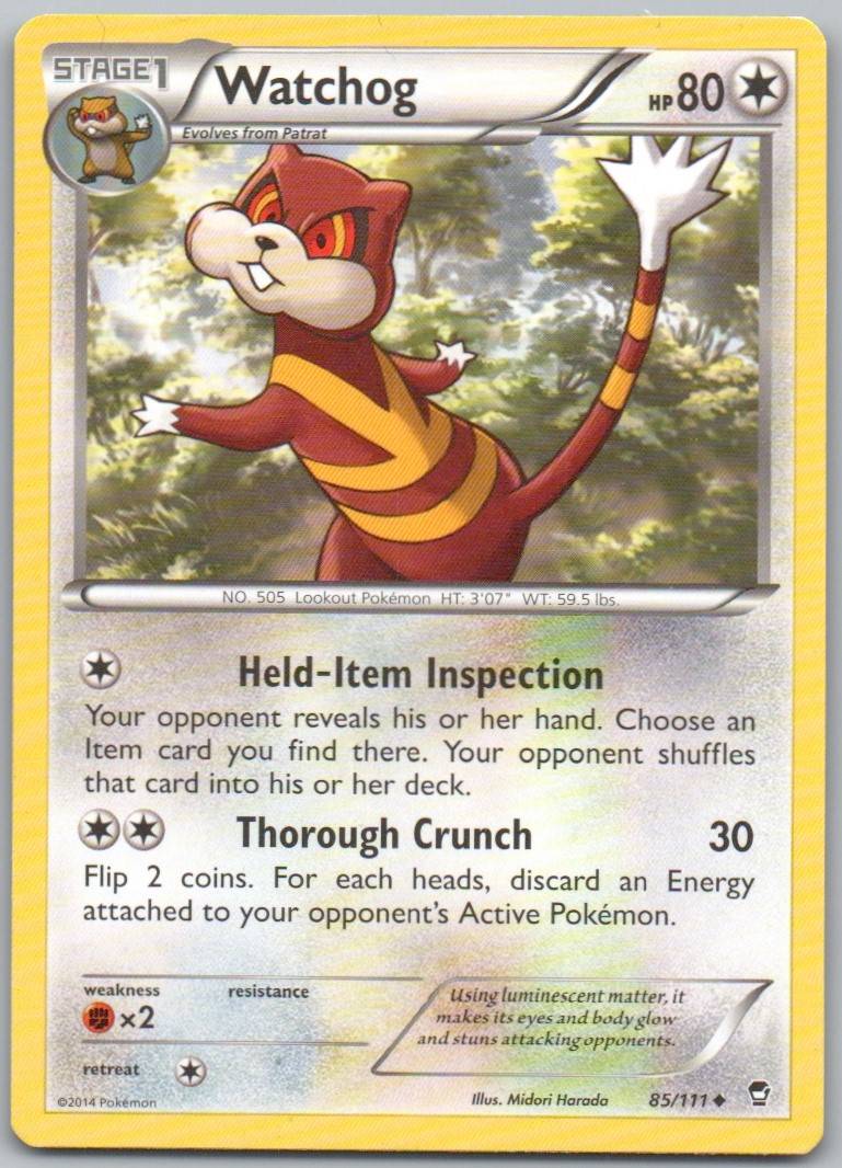Watchog 085 Normal Colorless Card - Furious Fists
