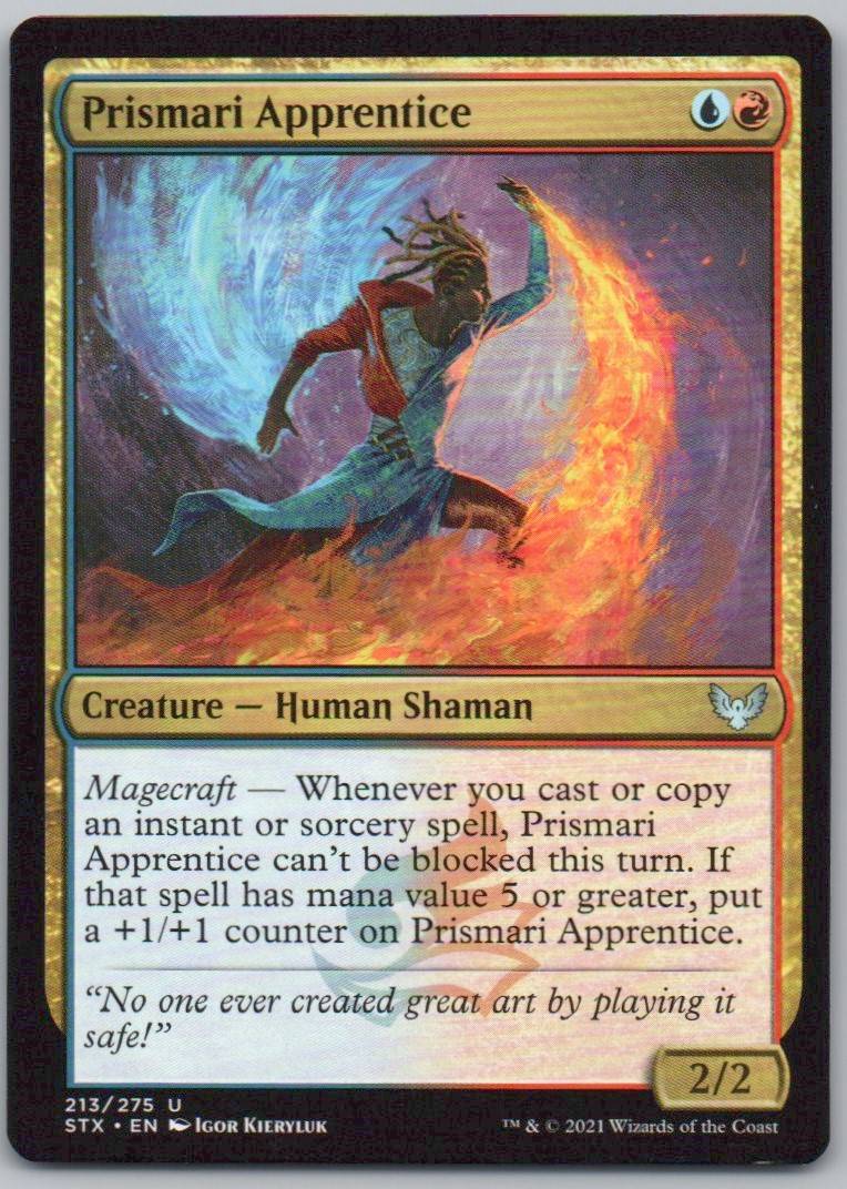 Prismari Apprentice 213 Normal Creature Card - Strixhaven: School of Mages