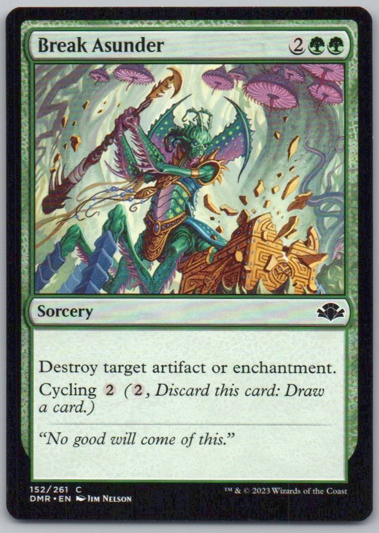 Break Asunder 152 Normal Sorcery Card - Dominaria Remastered