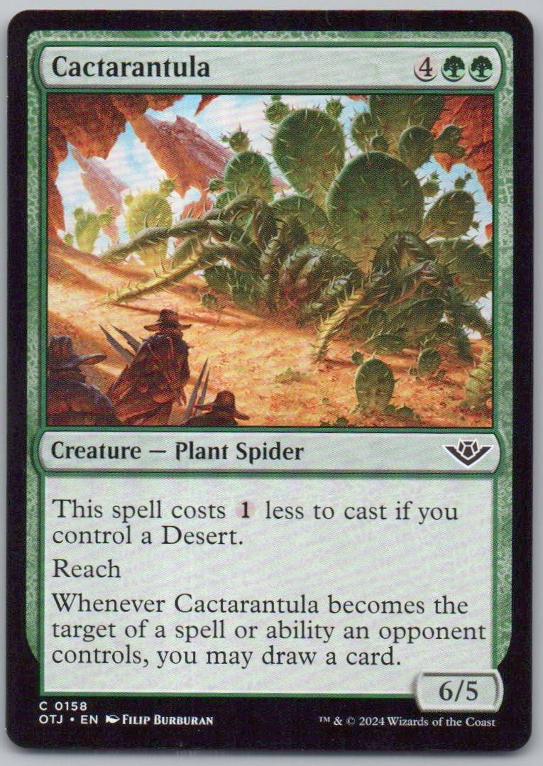 Cactarantula 158 Normal Creature Card - Outlaws of Thunder Junction
