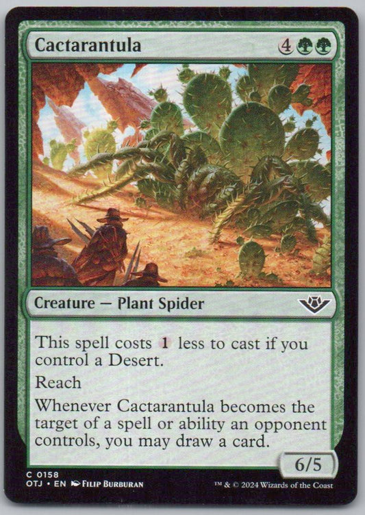 Cactarantula 158 Normal Creature Card - Outlaws of Thunder Junction