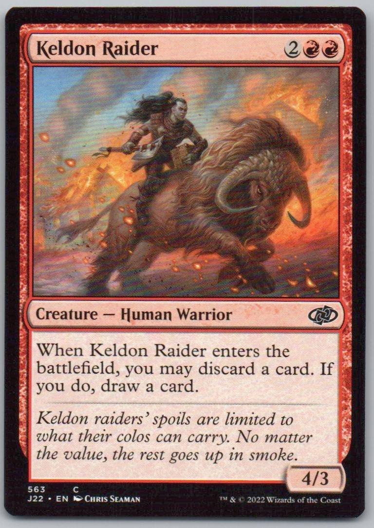 Keldon Raider 563 0 Creature Card - Jumpstart 2022