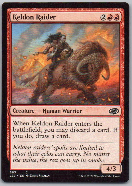 Keldon Raider 563 0 Creature Card - Jumpstart 2022