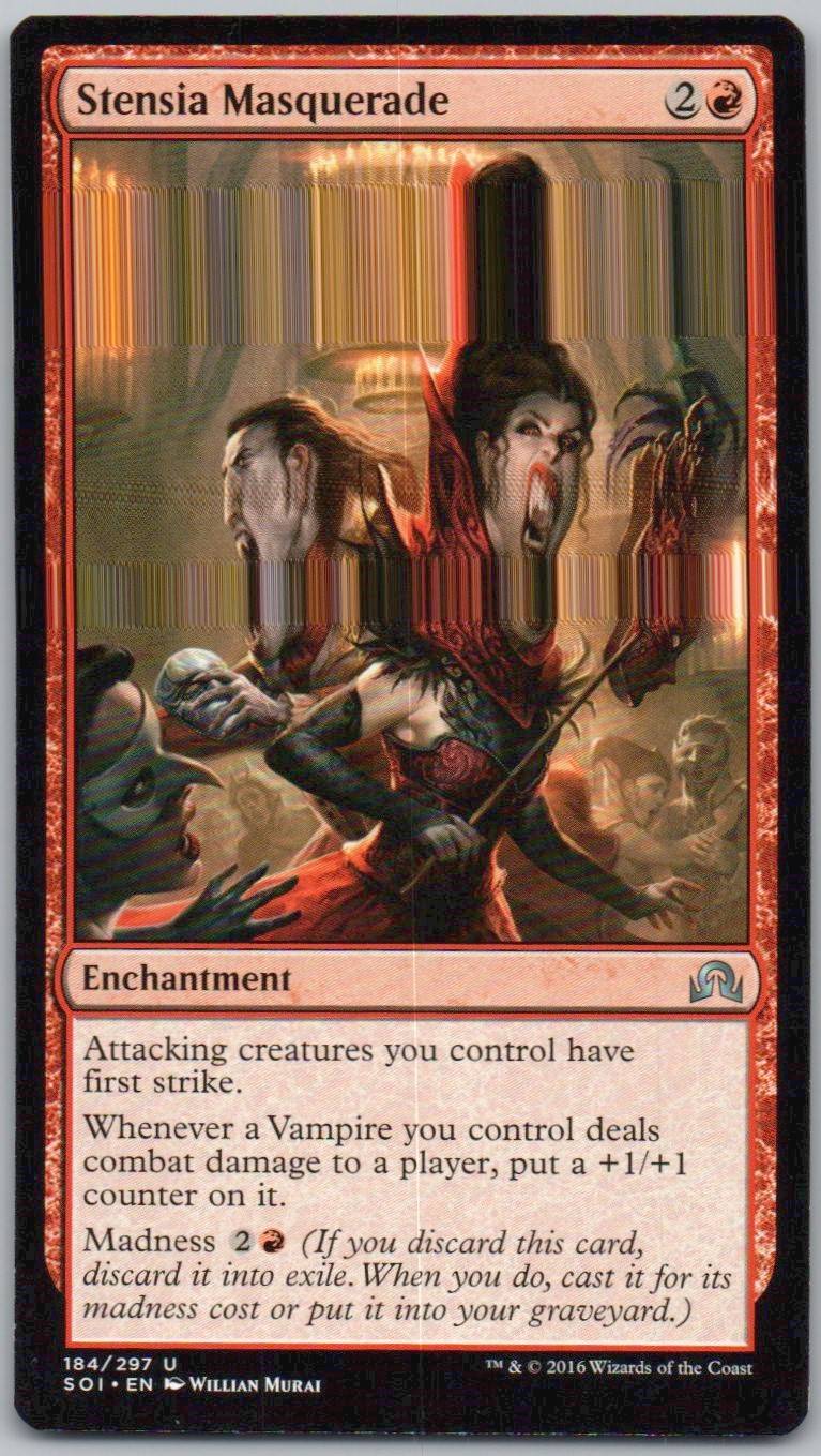 Stensia Masquerade 184 Normal Enchantment Card - Shadows over Innistrad