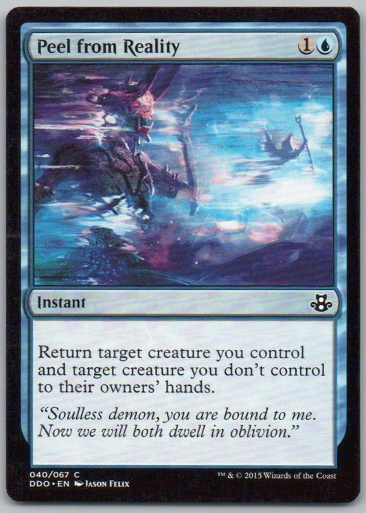 Peel from Reality 40 Normal Instant Card - Duel Decks: Elspeth vs. Kiora