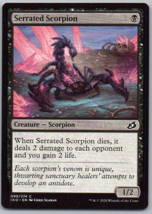 Serrated Scorpion 99 0 Creature Card - Ikoria: Lair of Behemoths