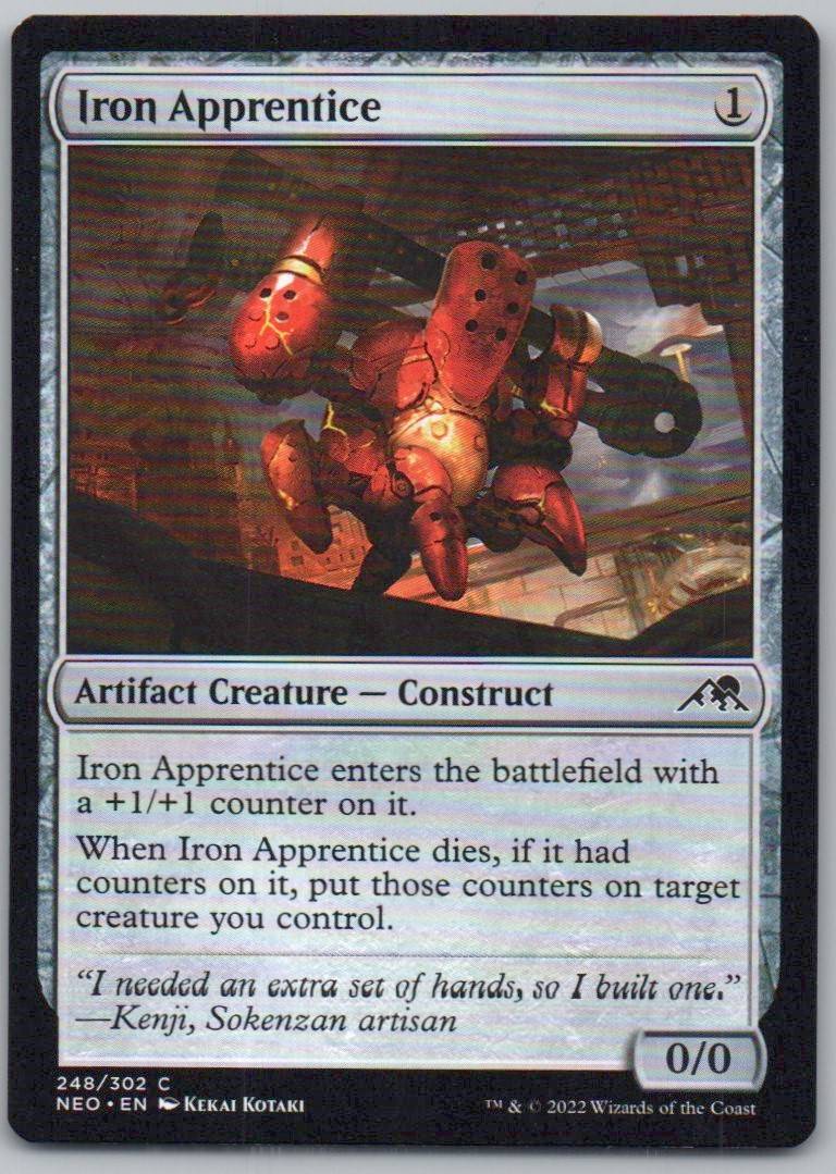 Iron Apprentice 248 Normal Artifact Card - Kamigawa: Neon Dynasty