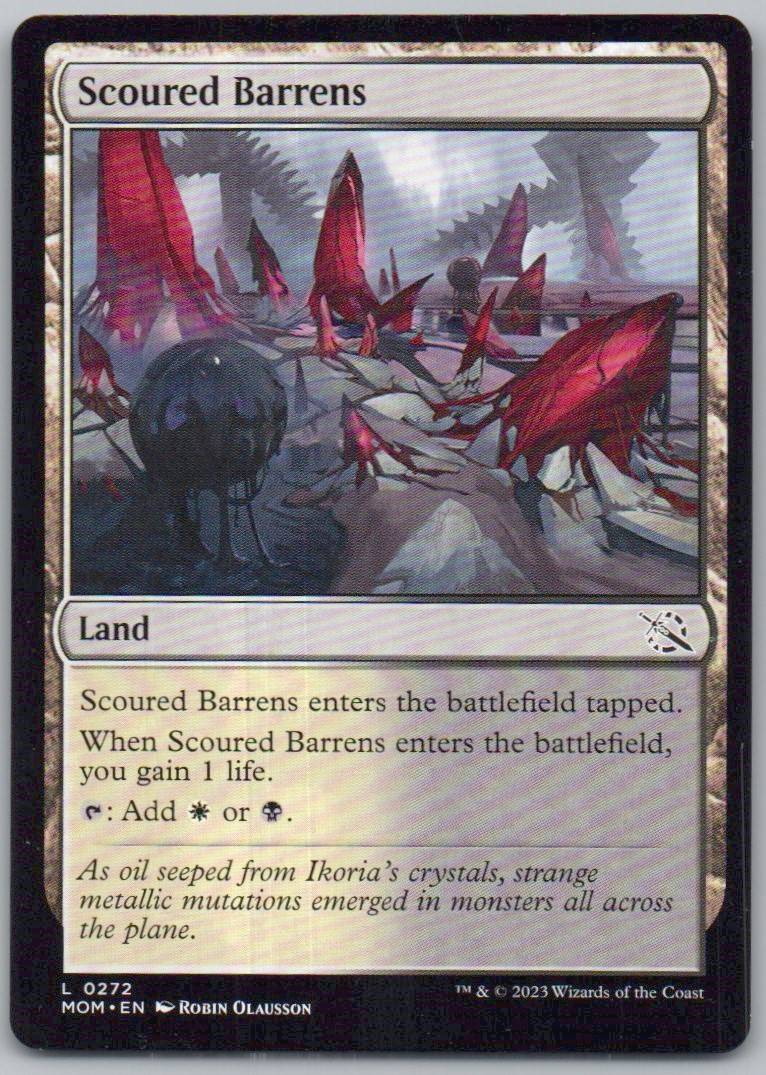 Scoured Barrens 272 0 Land Card - March of the Machine