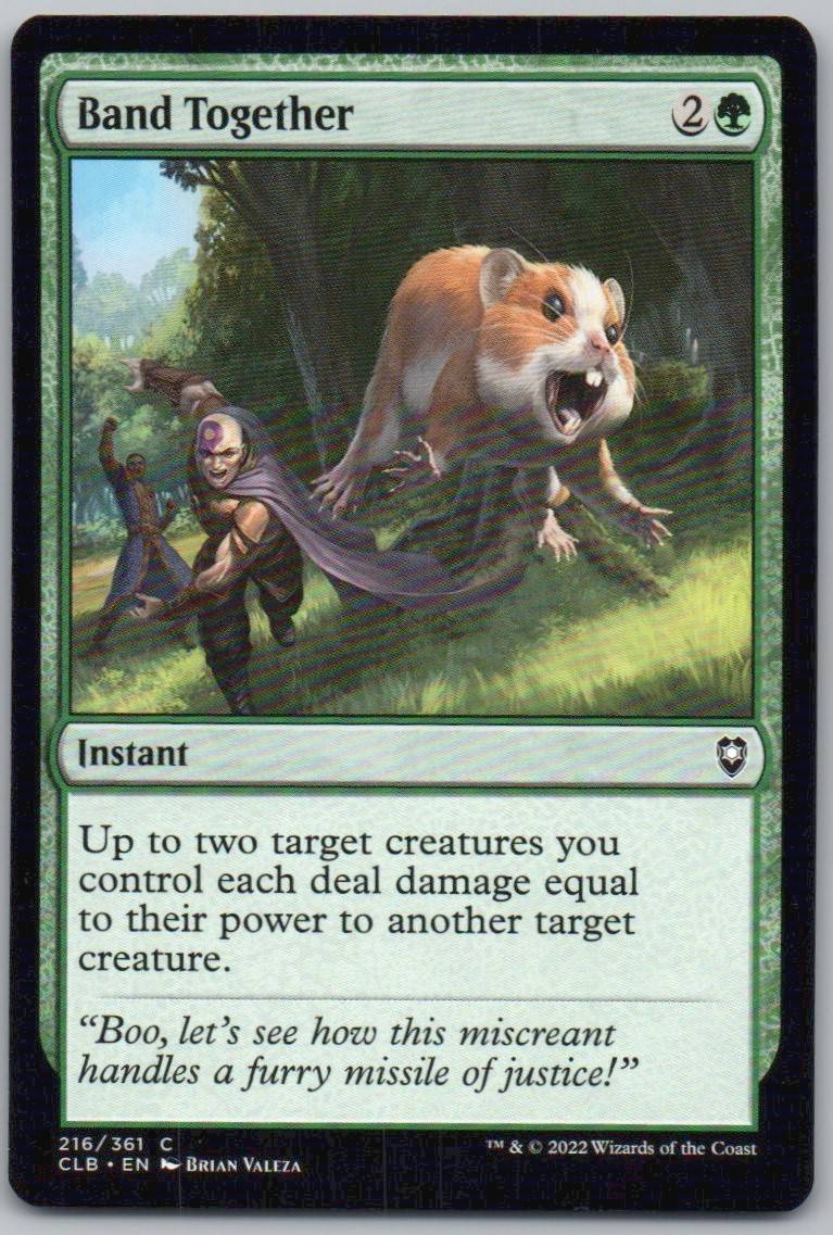 Band Together 216 Normal Instant Card - Commander Legends: Battle for Baldur's Gate