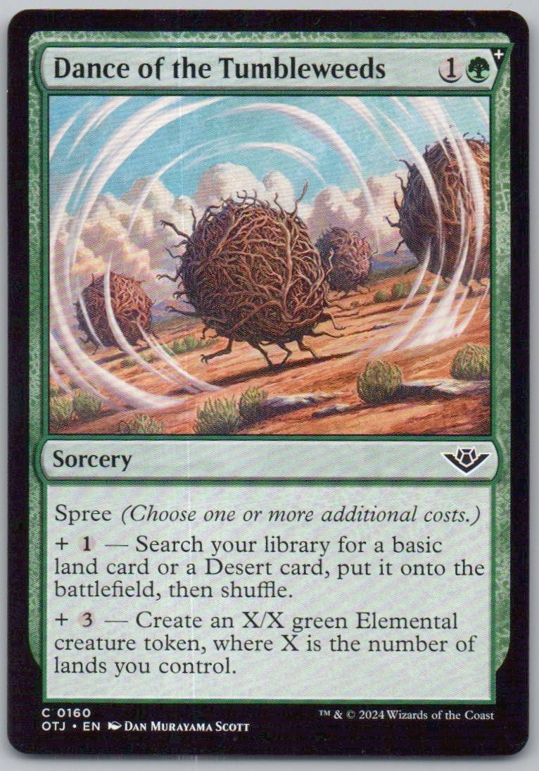 Dance of the Tumbleweeds 160 Normal Sorcery Card - Outlaws of Thunder Junction