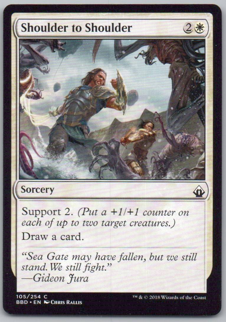 Shoulder to Shoulder 105 Normal Sorcery Card - Battlebond