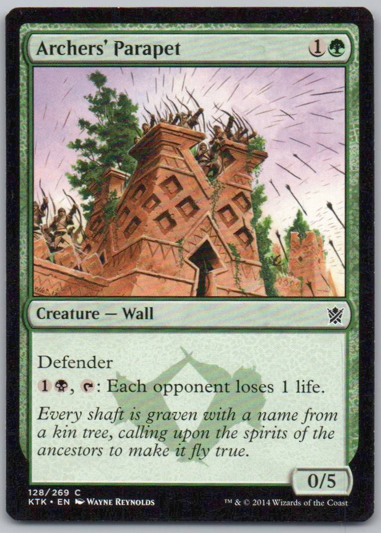 Archers' Parapet 128 Normal Creature Card - Khans of Tarkir