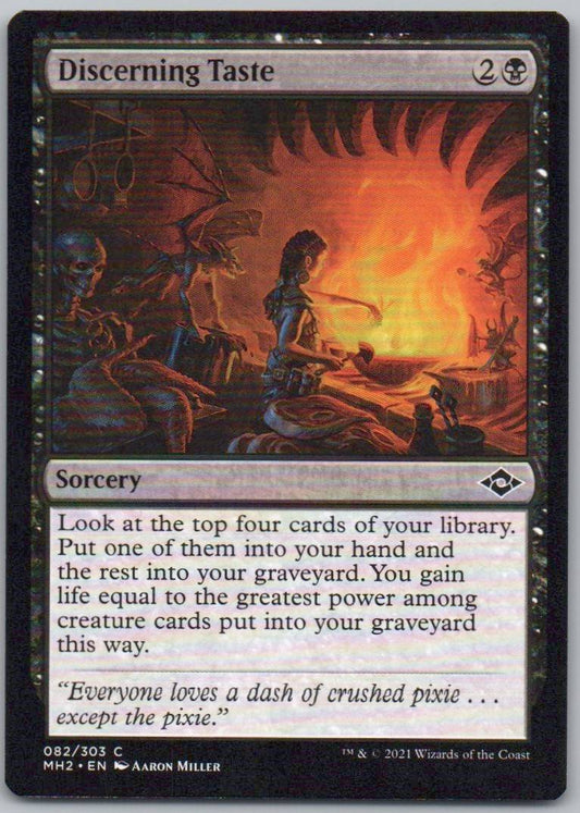 Discerning Taste 82 0 Sorcery Card - Modern Horizons 2