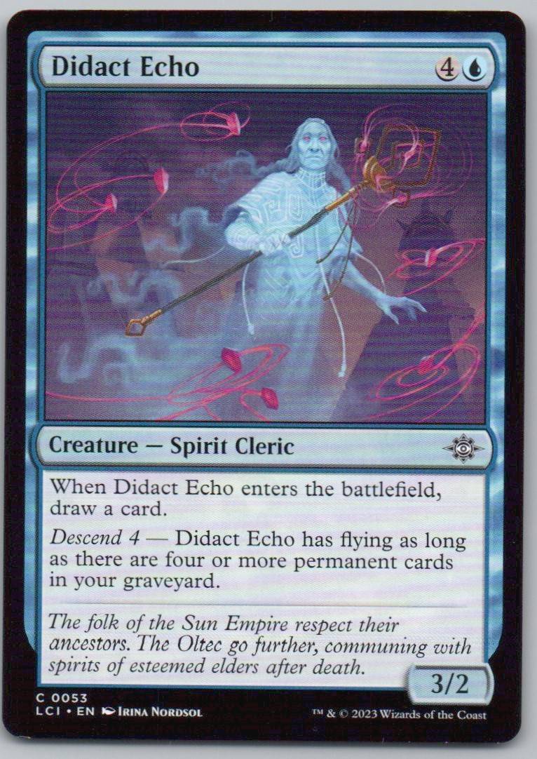 Didact Echo 53 0 Creature Card - The Lost Caverns of Ixalan