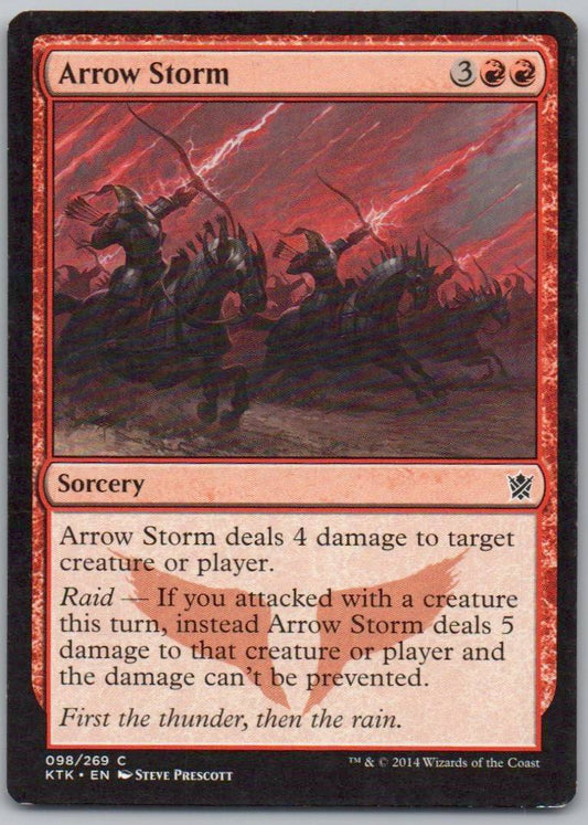 Arrow Storm 98 Normal Sorcery Card - Khans of Tarkir