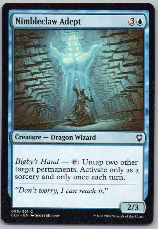 Nimbleclaw Adept 86 Normal Creature Card - Commander Legends: Battle for Baldur's Gate