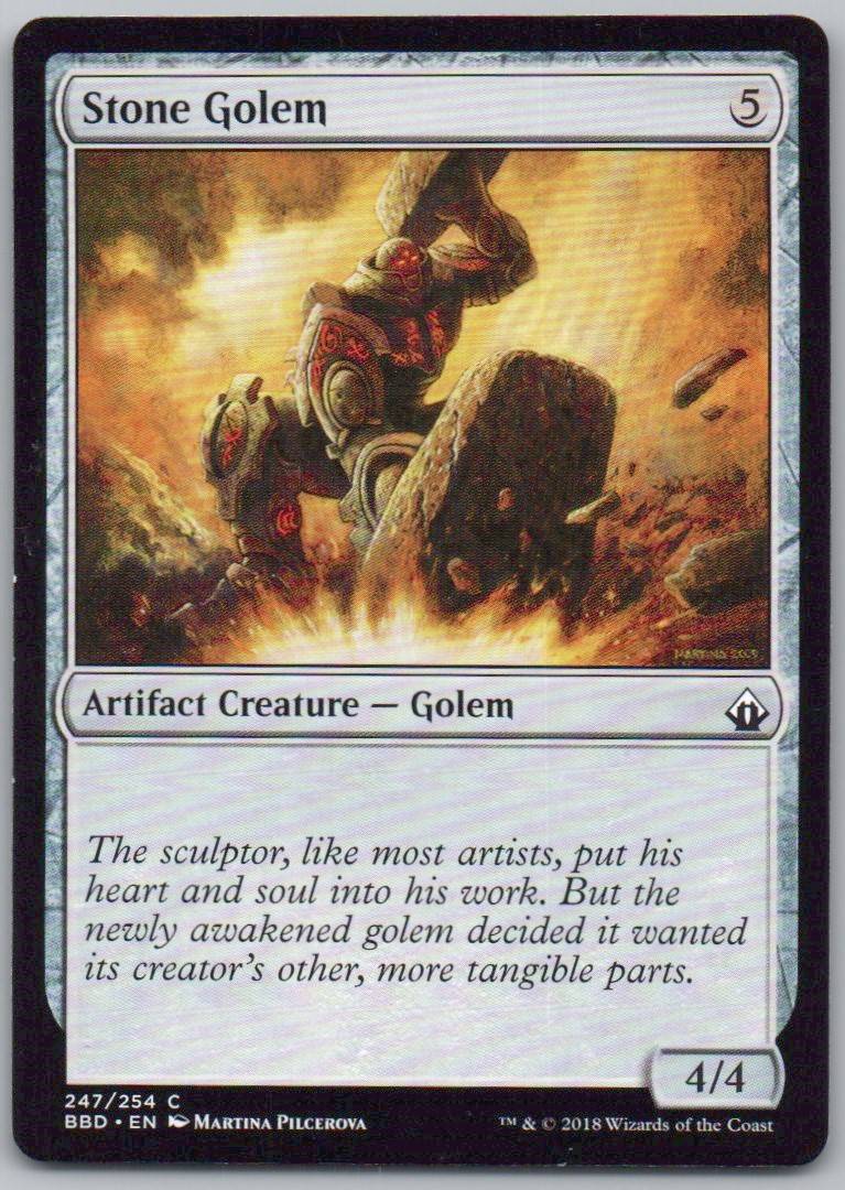 Stone Golem 247 Normal Creature Card - Battlebond