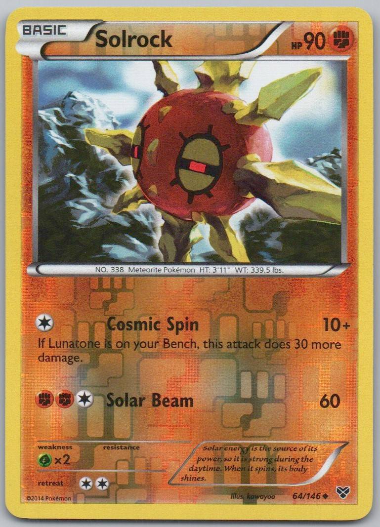 Solrock (Pokemon League) [1st Place] 064 Holo Pokemon Card - League & Championship Cards