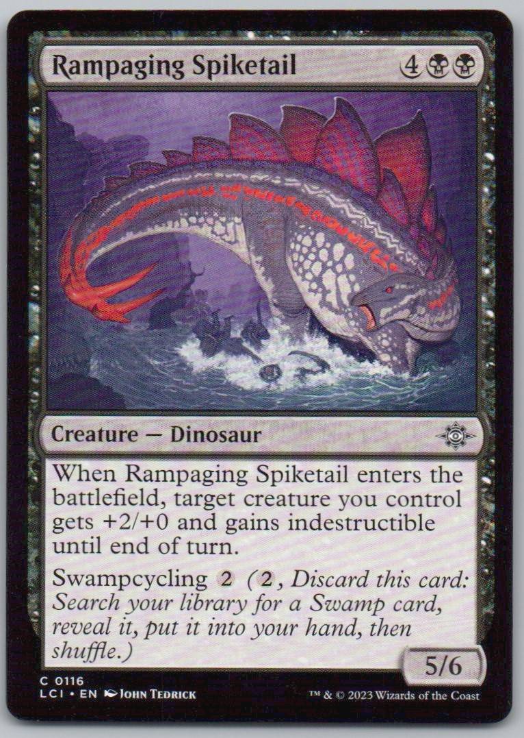 Rampaging Spiketail 116 0 Creature Card - The Lost Caverns of Ixalan
