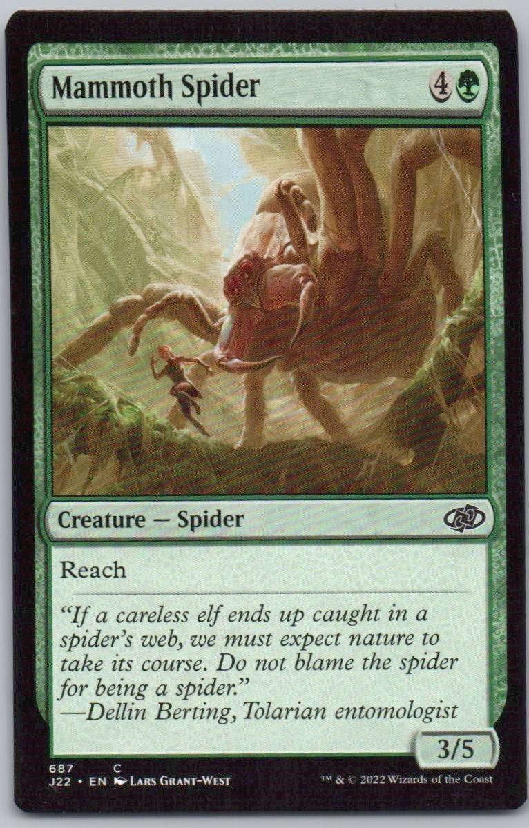 Mammoth Spider 687 0 Creature Card - Jumpstart 2022