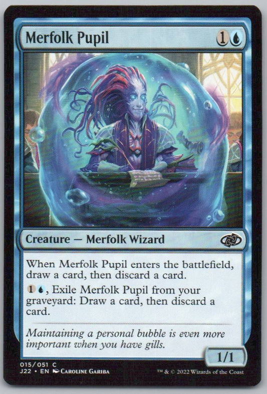 Merfolk Pupil 15 0 Creature Card - Jumpstart 2022
