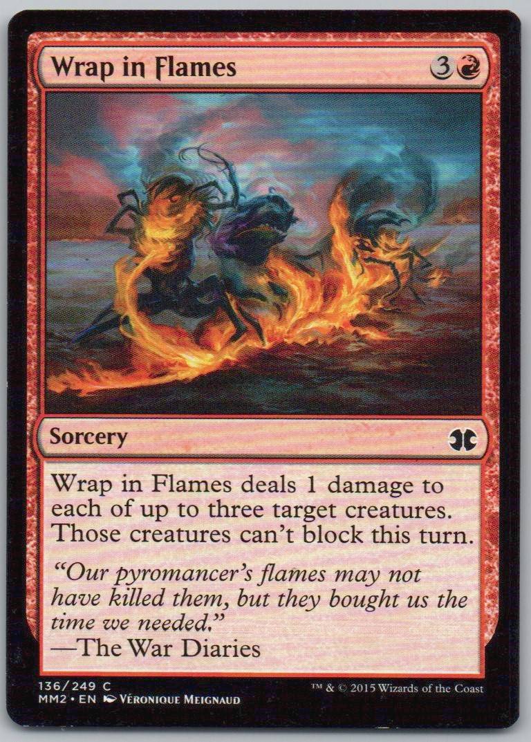 Wrap in Flames 136 Normal Sorcery Card - Modern Masters 2015