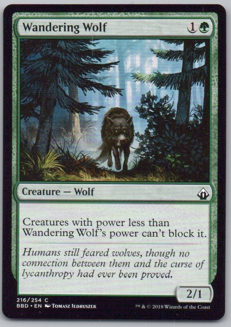 Wandering Wolf 216 Normal Creature Card - Battlebond