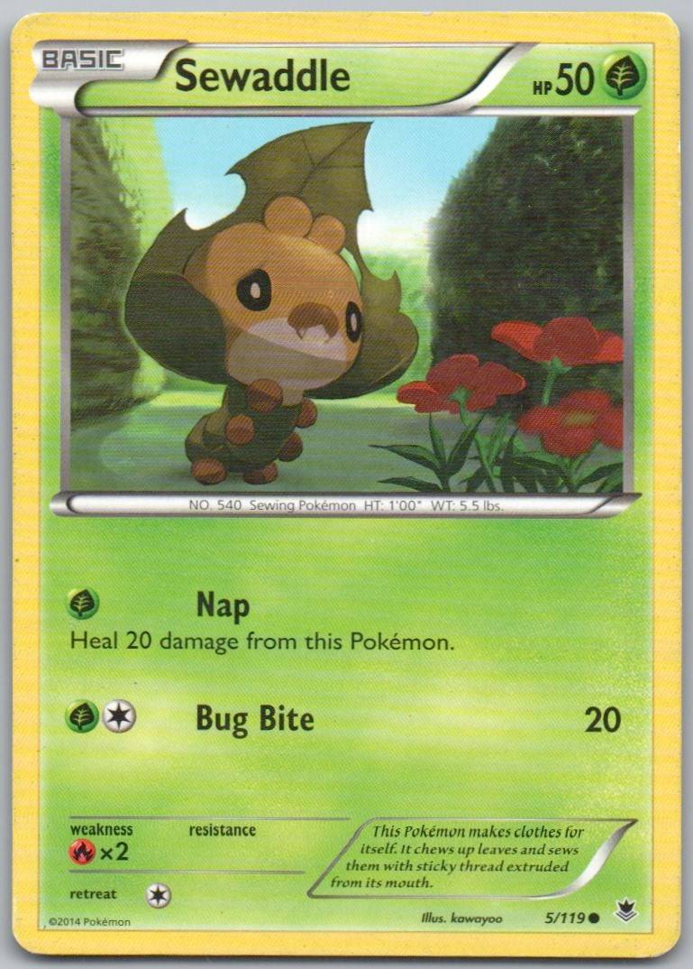 Sewaddle 005 Normal Grass Card - Phantom Forces