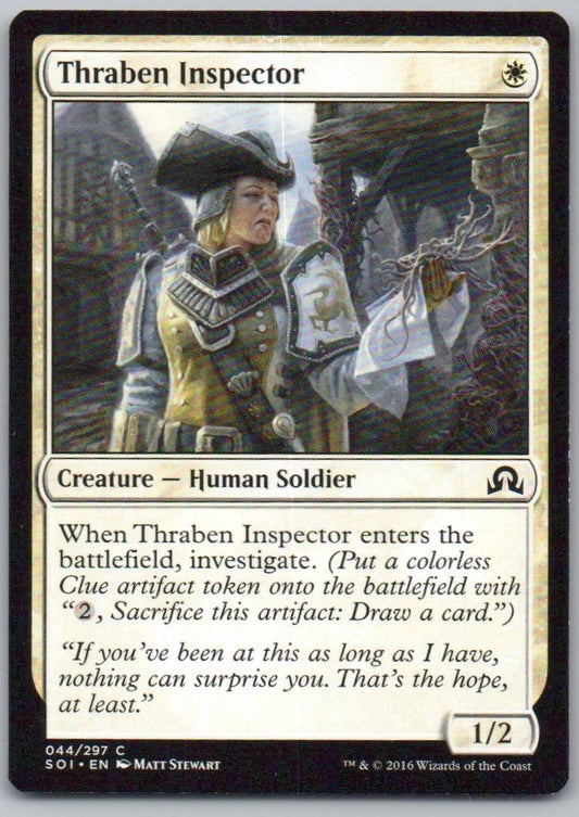 Thraben Inspector 44 Normal Creature Card - Shadows over Innistrad