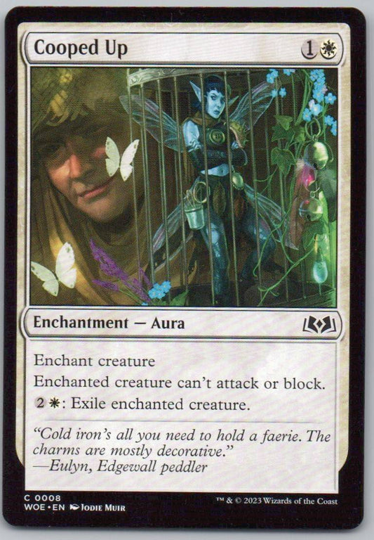 Cooped Up 8 Normal Enchantment Card - Wilds of Eldraine