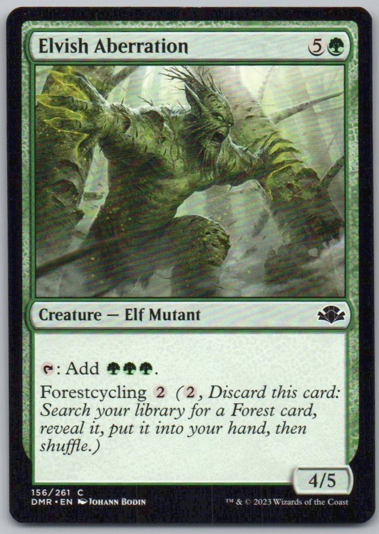 Elvish Aberration 4 Normal Creature Card - Duel Decks: Elves vs. Inventors