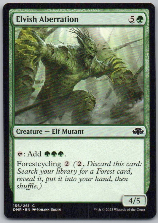 Elvish Aberration 4 Normal Creature Card - Duel Decks: Elves vs. Inventors