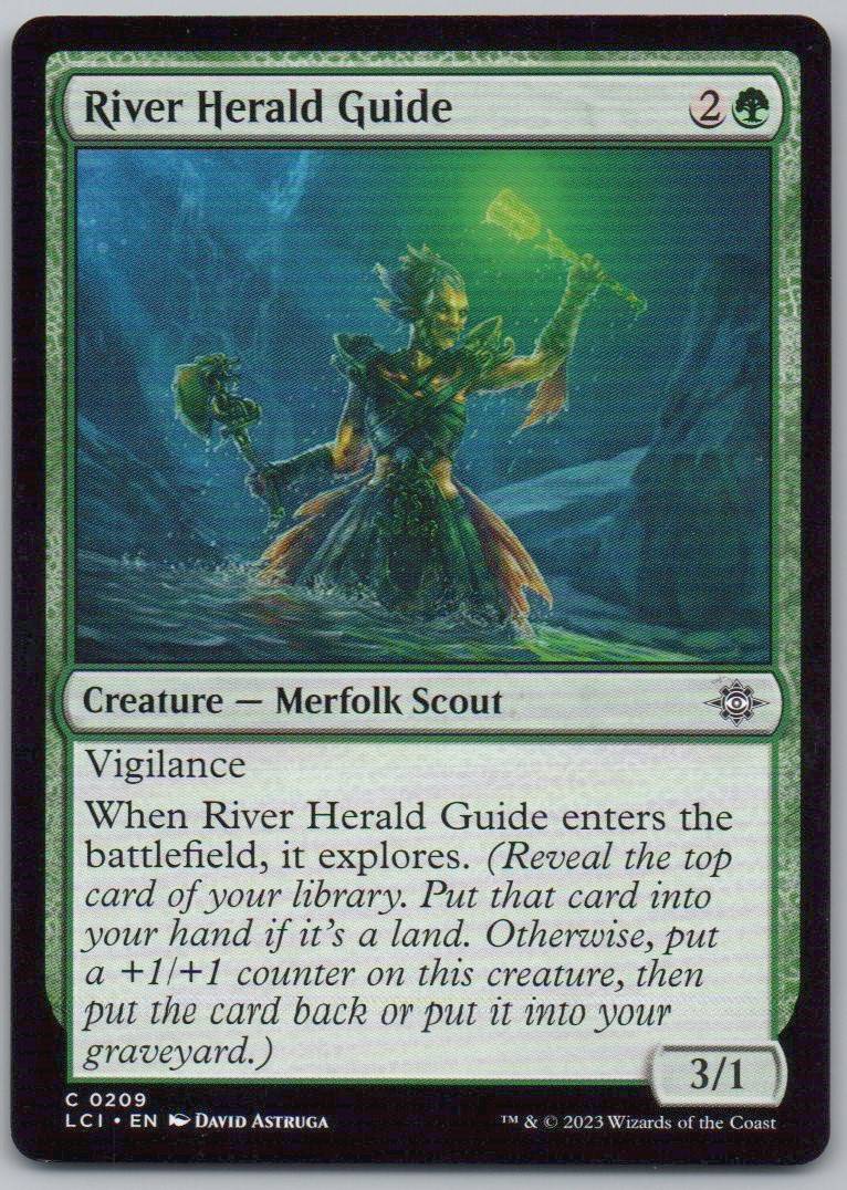 River Herald Guide 209 0 Creature Card - The Lost Caverns of Ixalan