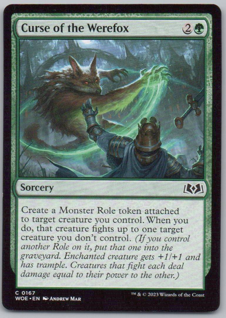 Curse of the Werefox 167 Normal Sorcery Card - Wilds of Eldraine