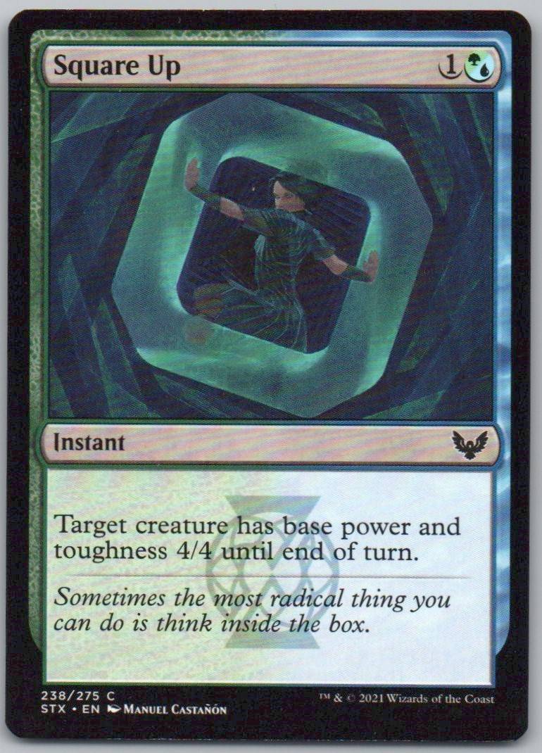 Square Up 238 Normal Instant Card - Strixhaven: School of Mages