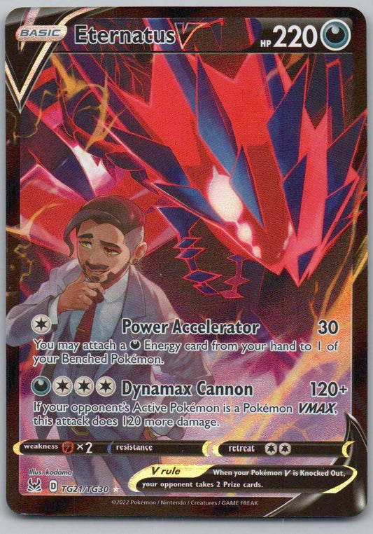 Eternatus V TG21 Holo Darkness Card - Lost Origin