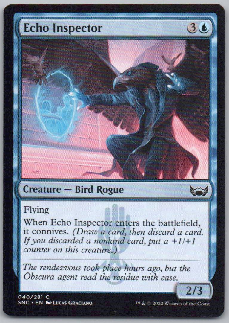 Echo Inspector 40 Normal Creature Card - Streets of New Capenna