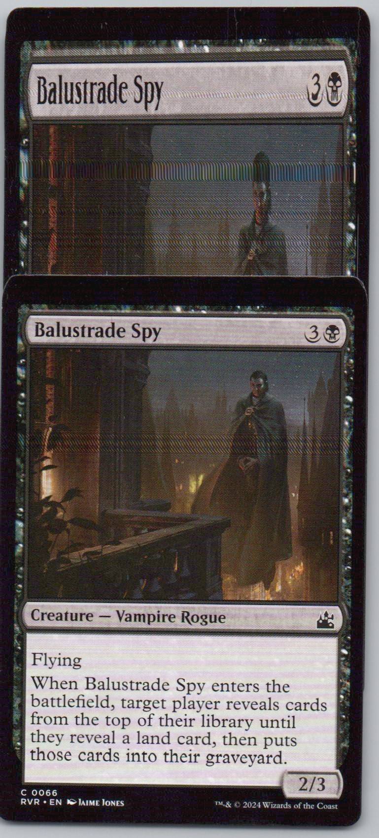 Balustrade Spy 66 Normal Creature Card - Ravnica Remastered