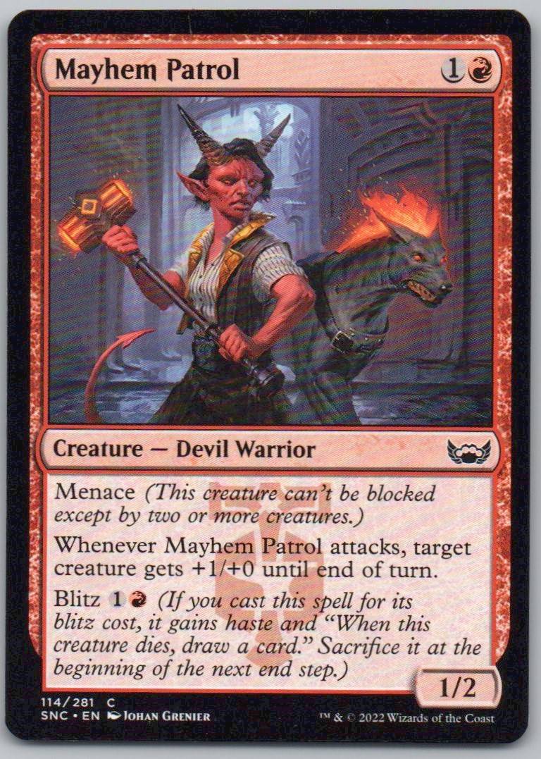 Mayhem Patrol 114 Normal Creature Card - Streets of New Capenna
