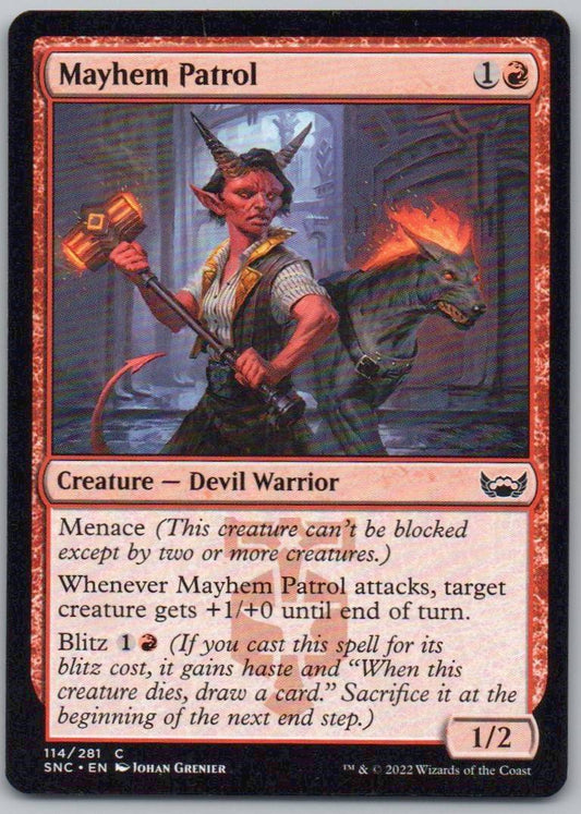 Mayhem Patrol 114 Normal Creature Card - Streets of New Capenna