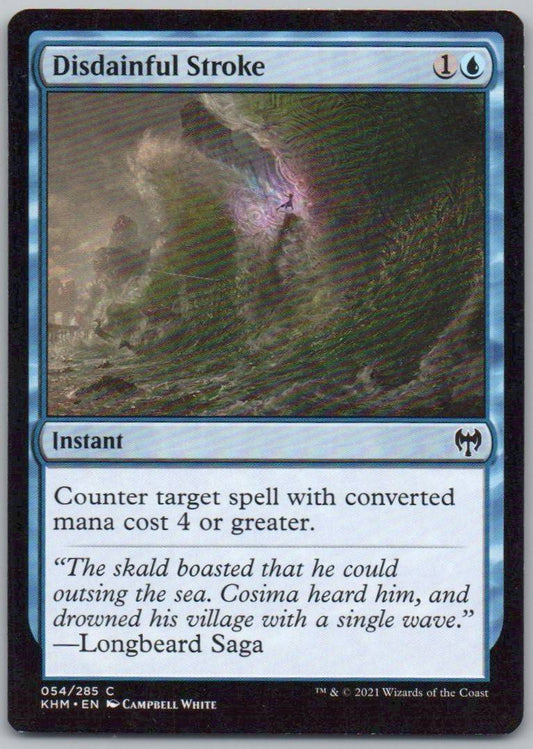 Disdainful Stroke 54 Normal Instant Card - Kaldheim
