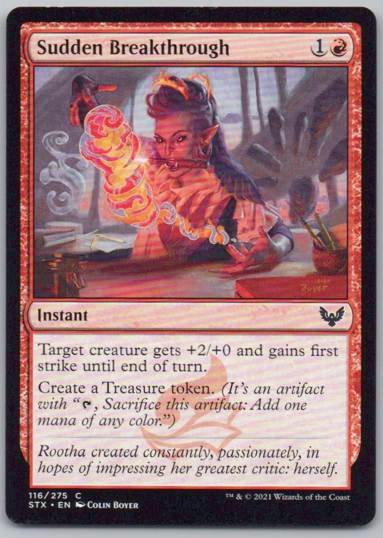 Sudden Breakthrough 116 Normal Instant Card - Strixhaven: School of Mages