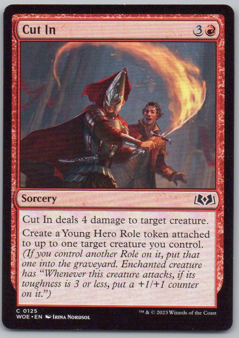 Cut In 125 Normal Sorcery Card - Wilds of Eldraine