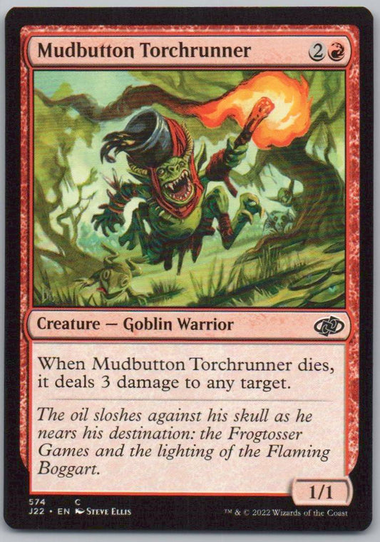 Mudbutton Torchrunner 574 0 Creature Card - Jumpstart 2022