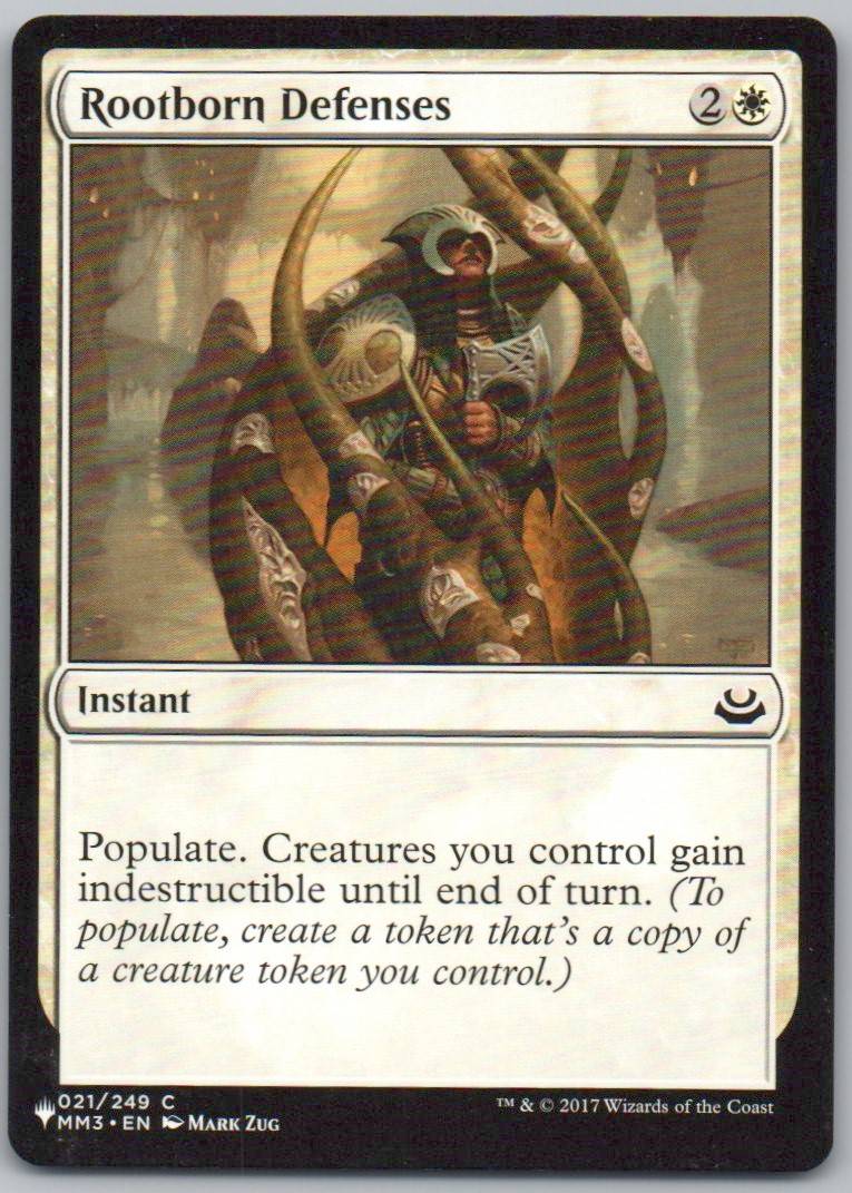Rootborn Defenses 21 Normal Instant Card - Modern Masters 2017