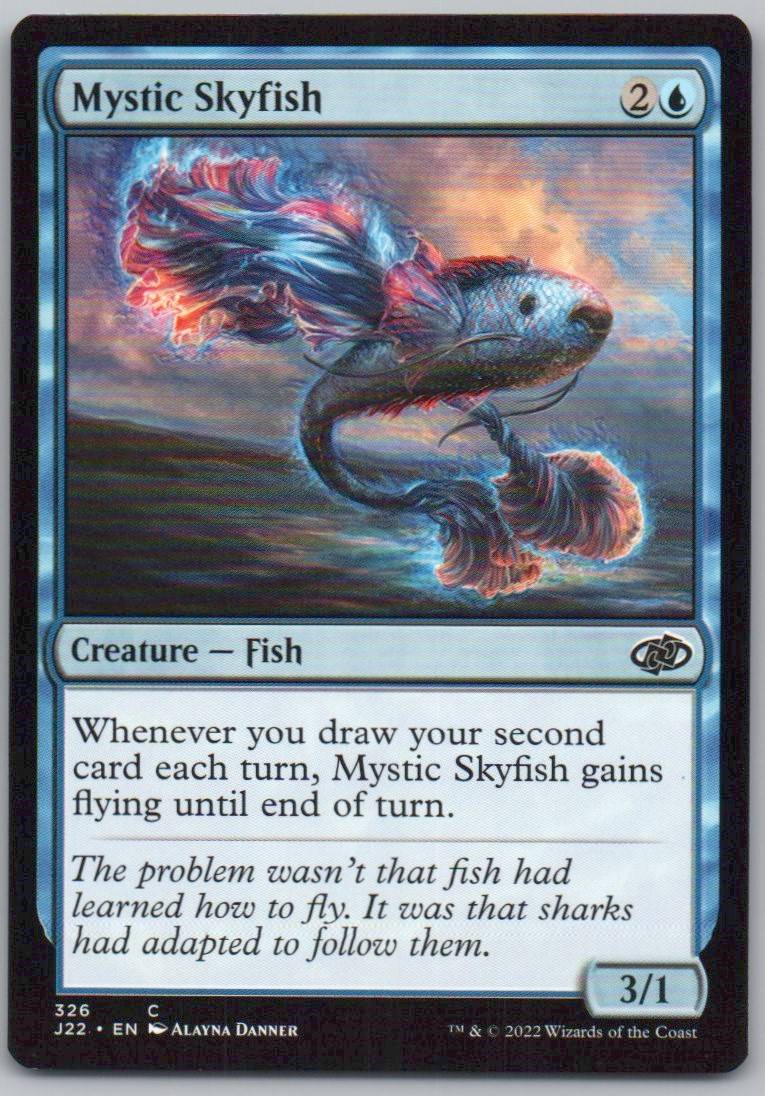 Mystic Skyfish 326 0 Creature Card - Jumpstart 2022