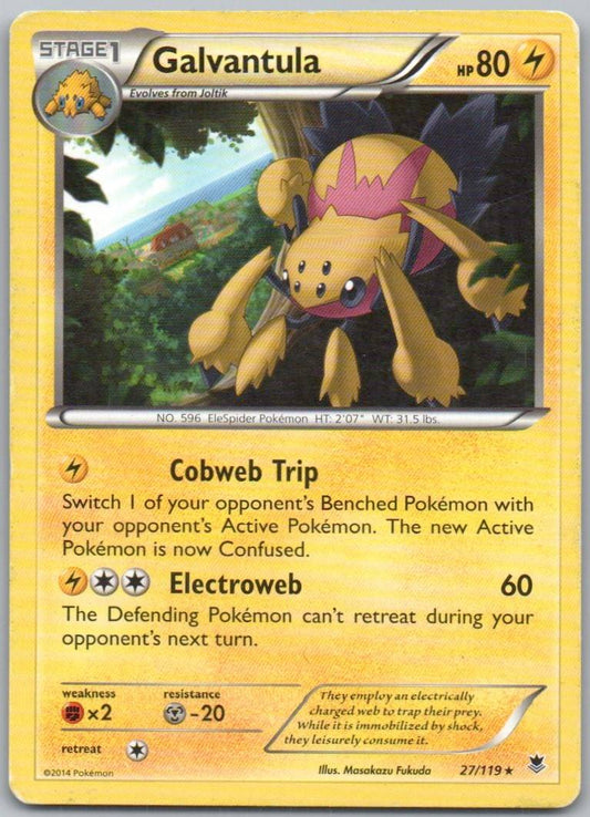 Galvantula 027 Normal Lightning Card - Phantom Forces