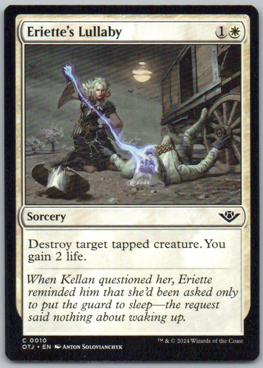 Eriette's Lullaby 10 Normal Sorcery Card - Outlaws of Thunder Junction