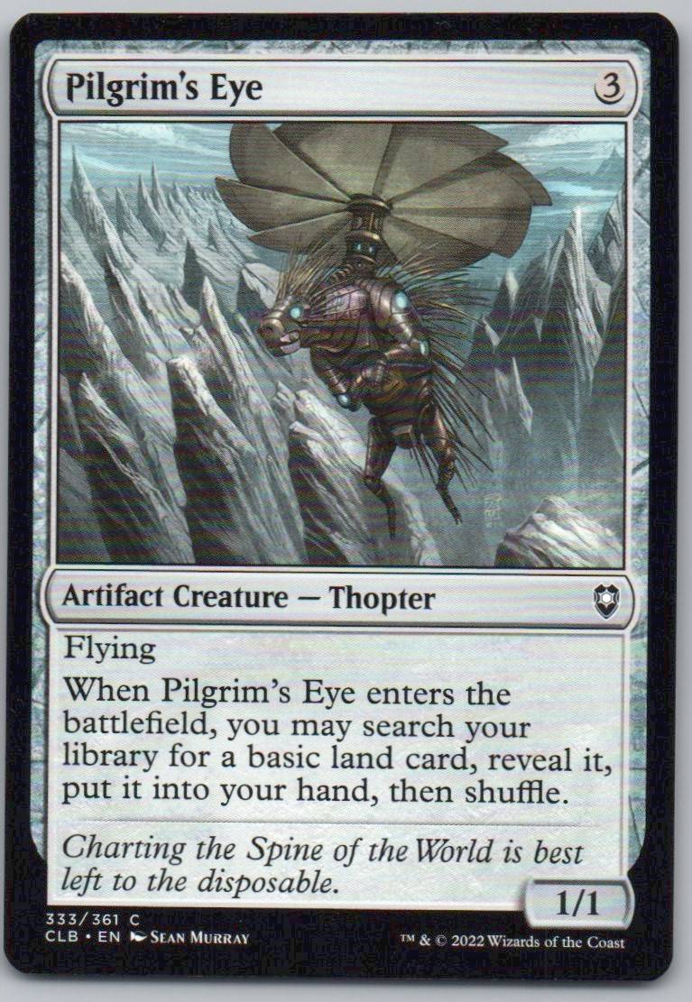 Pilgrim's Eye 333 Normal Artifact Card - Commander Legends: Battle for Baldur's Gate